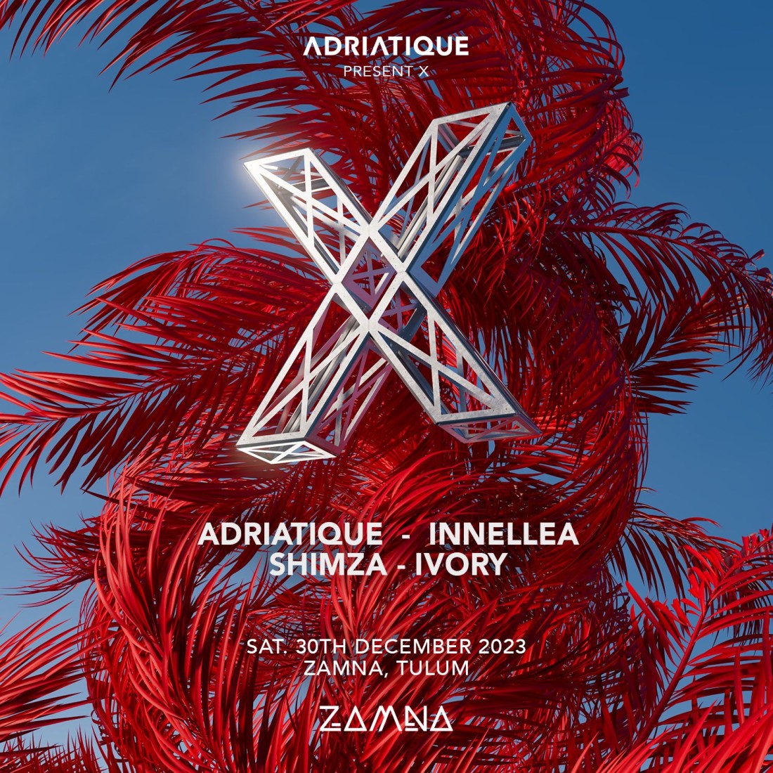 ADRIATIQUE presenta X Tulum Diciembre 30 - GENERAL 1° Release
