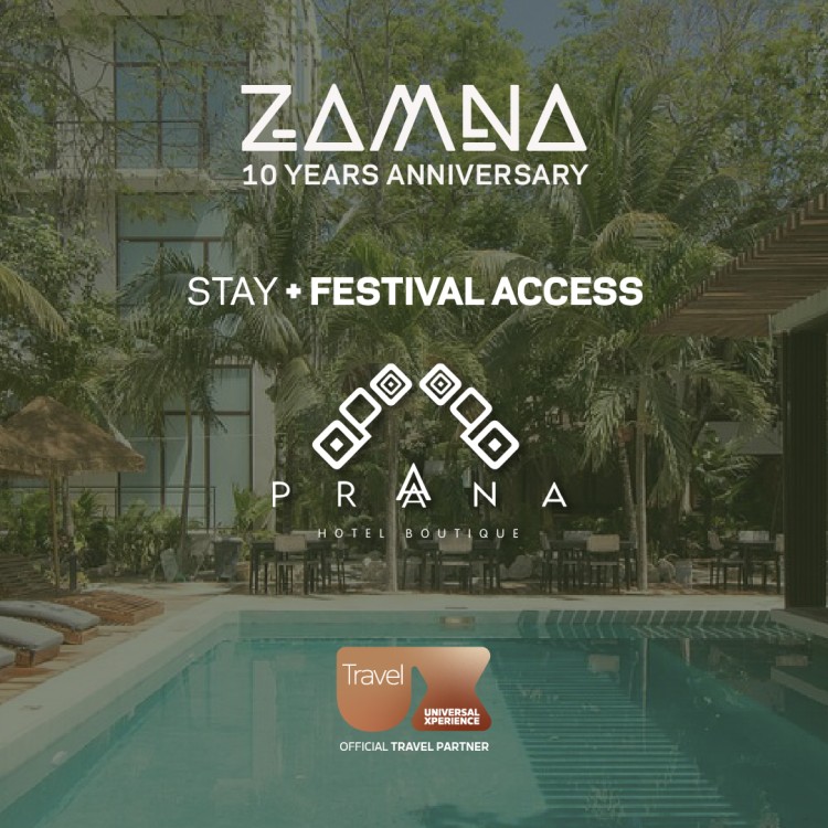 ZAMNNA STAY + FESTIVAL GA ACCESS - PRANA BOUTIQUE HOTEL |...